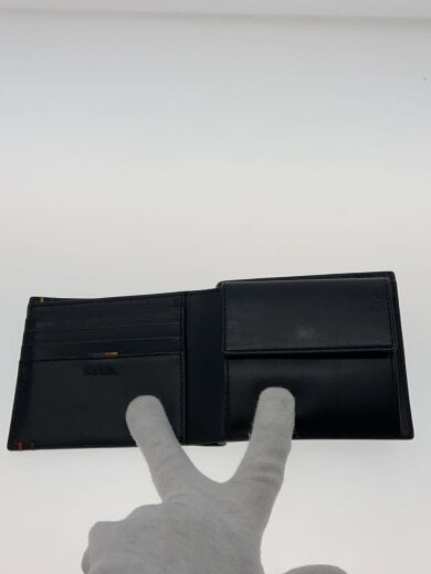 商品画像：2つ折り財布/--/BLK/無地/メンズ 4