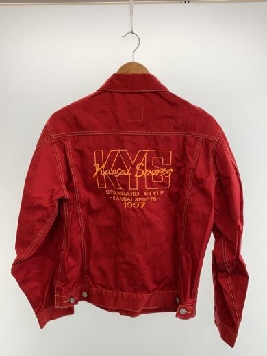 商品画像：ジャケット/M/コットン/RED 2