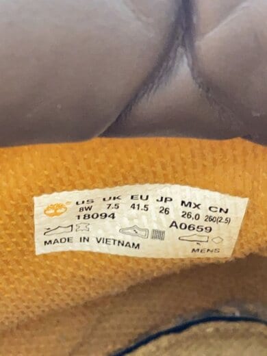 商品画像：レースアップブーツ/26cm/CML/擦れ、使用感、汚れ有 5