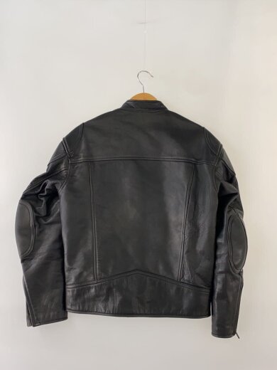 商品画像：シングルライダースジャケット/L/BLK/ONEPOINT/内側破れ有り// 2