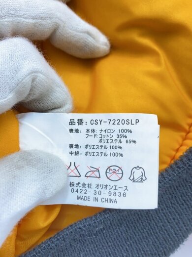 商品画像：フライトジャケット/L/ナイロン/RED/CSY-7220SLP/ウッドペッカー// 4