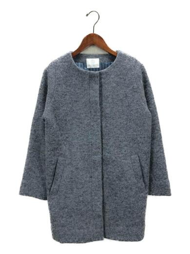 画像：BEAUTY&YOUTH UNITED ARROWSエアジャージノーカラーコート/FREE/ウール/GRY/1625-225-32791