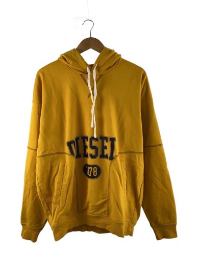 商品画像：パーカー/L/コットン/YLW/背タグ解れ// 1