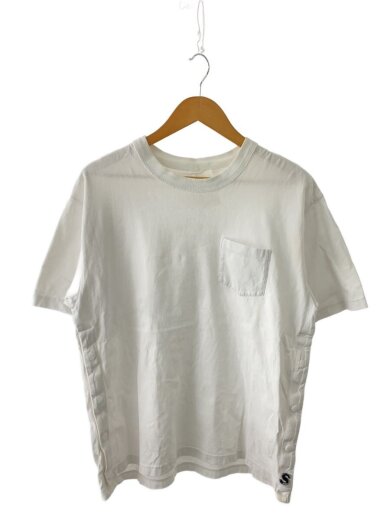 商品画像：Tシャツ/2/コットン/WHT/無地/SCM-073// 1