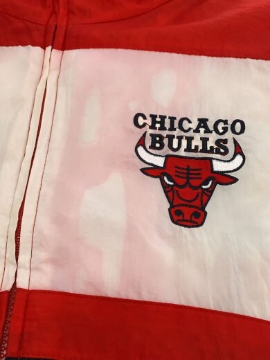 商品画像：スタジャン/XL/ナイロン/RED/色移り/CHICAGO BULLS/LOCKER LI 7