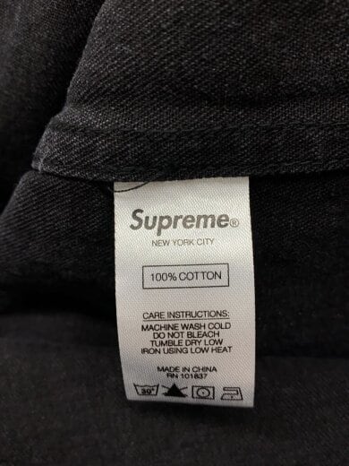 商品画像：半袖シャツ/L/コットン/BLK/2-tone denim shirt 4