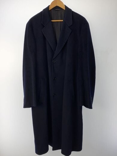 商品画像：チェスターコート/44/ウール/NVY/無地 1