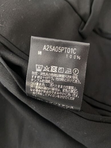 商品画像：ボトム/2/コットン/BLK/無地/A25A05PT01C 6