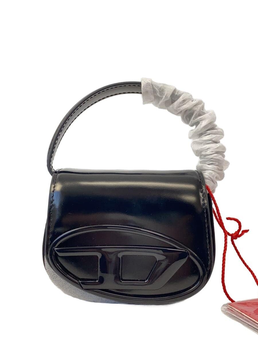 DIESEL / ハンドバッグ/レザー/BLK/無地/X08957PS202