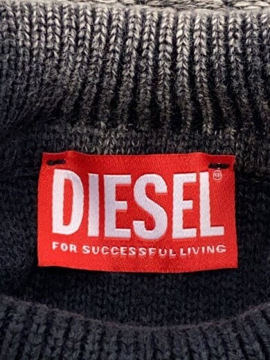 商品画像：ニット・セーター(厚手)/L/ウール/GRY/無地 3