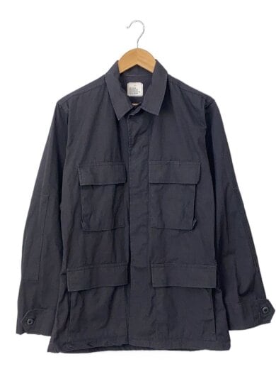 商品画像：ジャケット/M/コットン/BLK/無地 1