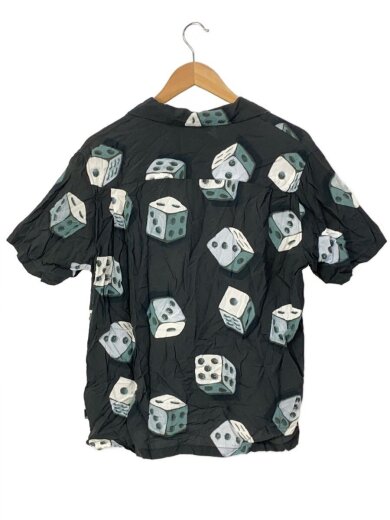 商品画像：半袖シャツ/M/レーヨン/BLK/総柄 2