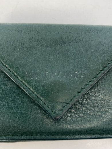 商品画像：3つ折り財布/レザー/GRN/無地/レディース 3