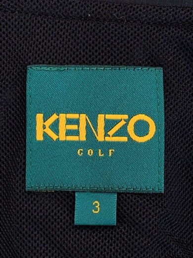 商品画像：ニット・セーター(薄手)/3/ポリエステル/BLK/無地 3