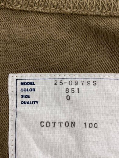 商品画像：Tシャツ/0/コットン/KHK/25-0979S 4