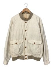 ジャケット/50/リネン/CRM