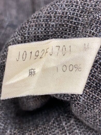 画像：JURGEN LEHLテーラードジャケット/M/リネン/BRW/無地5