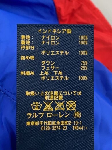 商品画像：ダウンベスト/M/ポリエステル/RED/0200011692 5