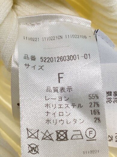 商品画像：ニット・セーター(厚手)/FREE/コットン/WHT/無地// 5