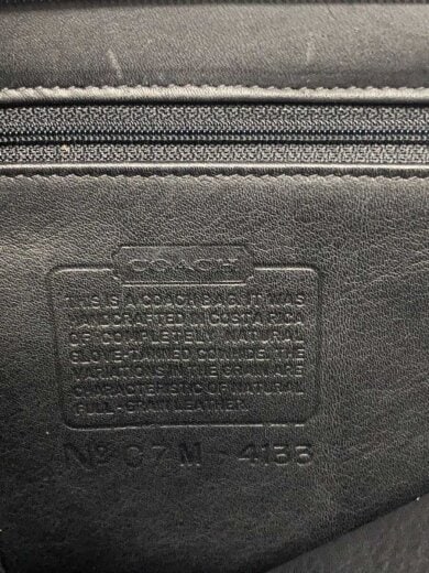 商品画像：ハンドバッグ/レザー/BLK/無地/OLD COACH// 5