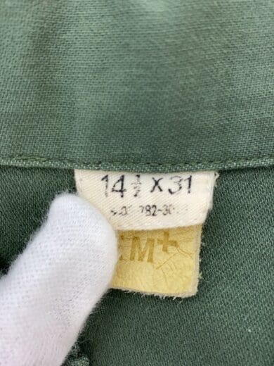 商品画像：長袖シャツ/--/コットン/GRN/無地/OG107 4