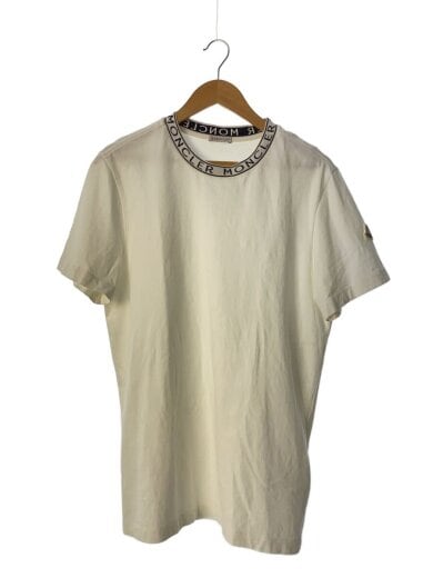 商品画像：Tシャツ/L/コットン/WHT/無地/c-scom-23-31489/首元汚れ有/状態考慮 1