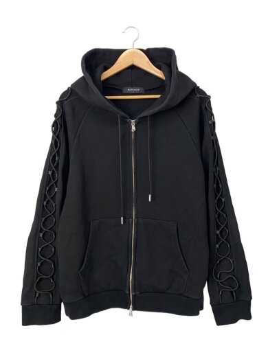 商品画像：ジップパーカー/L/コットン/BLK/無地/mv24aw10-dsh// 1