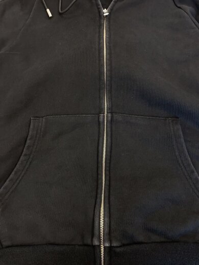 商品画像：ジップパーカー/L/コットン/BLK/無地/mv24aw10-dsh// 8