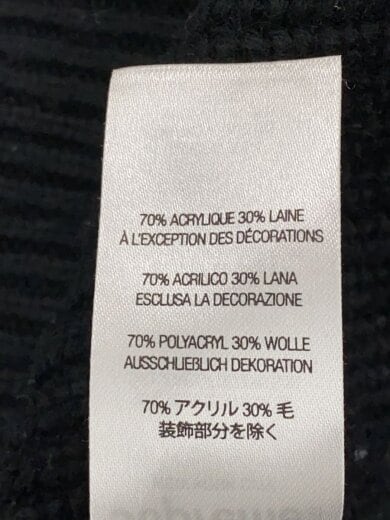 商品画像：ニット・セーター(厚手)/L/アクリル/BLK 6