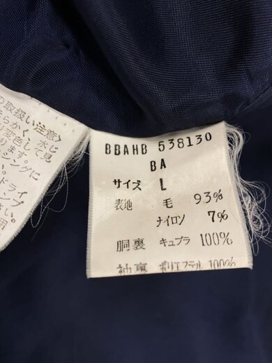 商品画像：コート/L/ウール/NVY/無地/bbahb538130// 5
