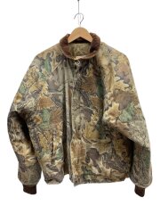 Wallo/中綿ブルゾン/ミリタリージャケット/L/ポリエステル/KHK/リアルツリー/カモフラ