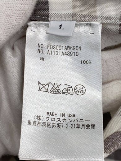 商品画像：長袖ワンピース/1/コットン/チェック/FDS001AW6904 4