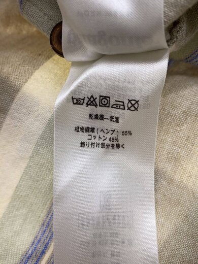 商品画像：半袖シャツ/M/--/GRN/ボーダー/53139// 4