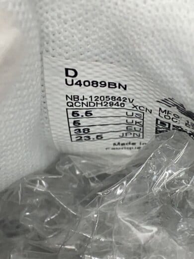 商品画像：ローカットスニーカー/23.5cm/BLK/U4089BN 5