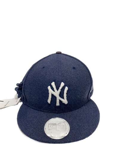 商品画像：キャップ/--/ウール/NVY/無地/メンズ 1