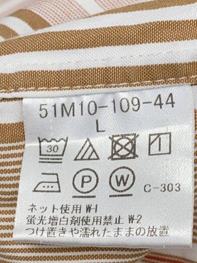 商品画像：長袖シャツ/L/--/BRW/ストライプ 5
