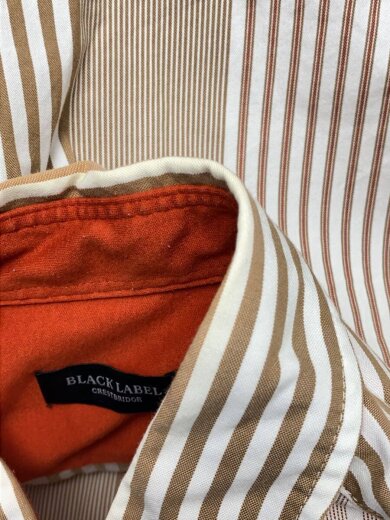 商品画像：長袖シャツ/L/--/BRW/ストライプ 8