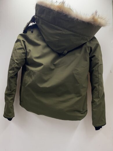 商品画像：ダウンジャケット/S/ポリエステル/KHK/無地/2301JM 2