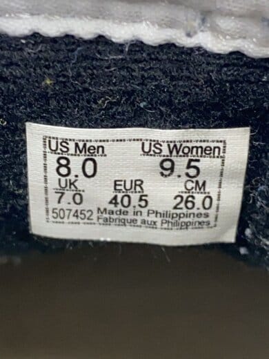 商品画像：ハイカットスニーカー/26cm/BLK/スウェード/507452 5