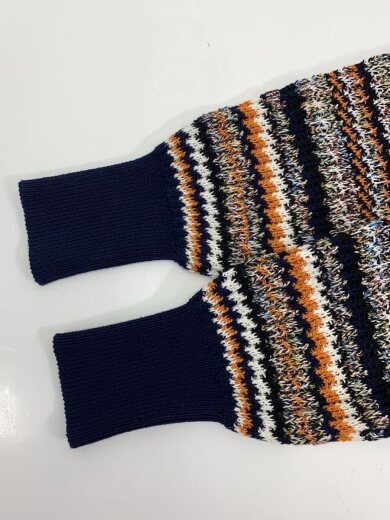 商品画像：カーディガン(薄手)/38/コットン/マルチカラー/ボーダー/p55770k07317/インナー欠品 6