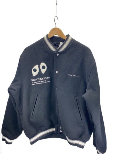 商品画像：スタジャン/L/ポリエステル/BLK 1