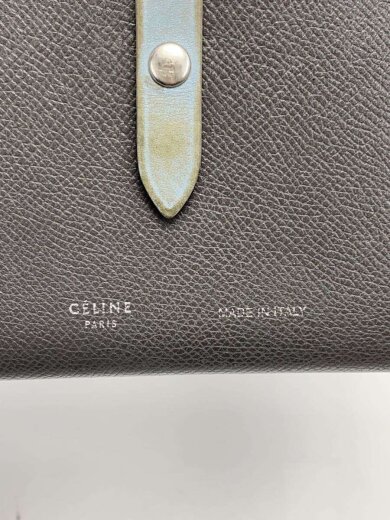 画像：CELINE2つ折り財布/--/GRY/メンズ/擦れ/傷有3