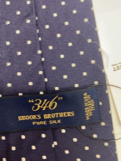 商品画像：ネクタイ/シルク/NVY/ドット/メンズ 4