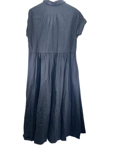 商品画像：半袖ワンピース/38/コットン/BLK/無地/5241WJ04 2