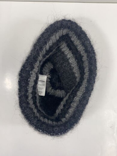 商品画像：ニットキャップ/--/アルパカ/GRY/ボーダー/メンズ/23AW/Loose Stripe Beanie// 3