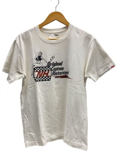 商品画像：Tシャツ/M/コットン/WHT/プリント 1
