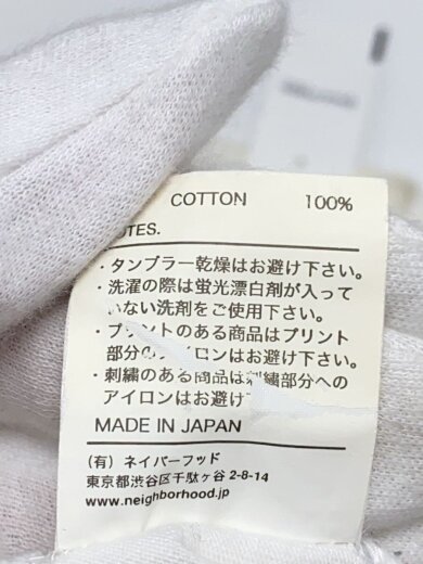 商品画像：Tシャツ/M/コットン/WHT/プリント 6