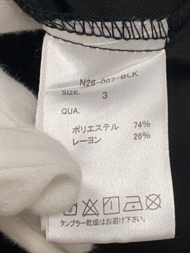 商品画像：ボトム/3/ポリエステル/BLK/無地/N26-007-BLK 6