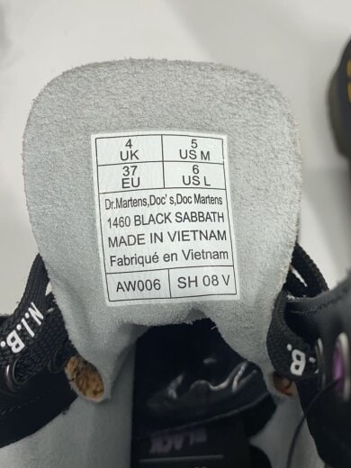 商品画像：xBLACK SASBBATH/ブーツ/US6/BLK/レザー/デビュー50周年記念コラボ 5