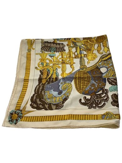 画像：HERMESスカーフ/--/YLW/レディース1